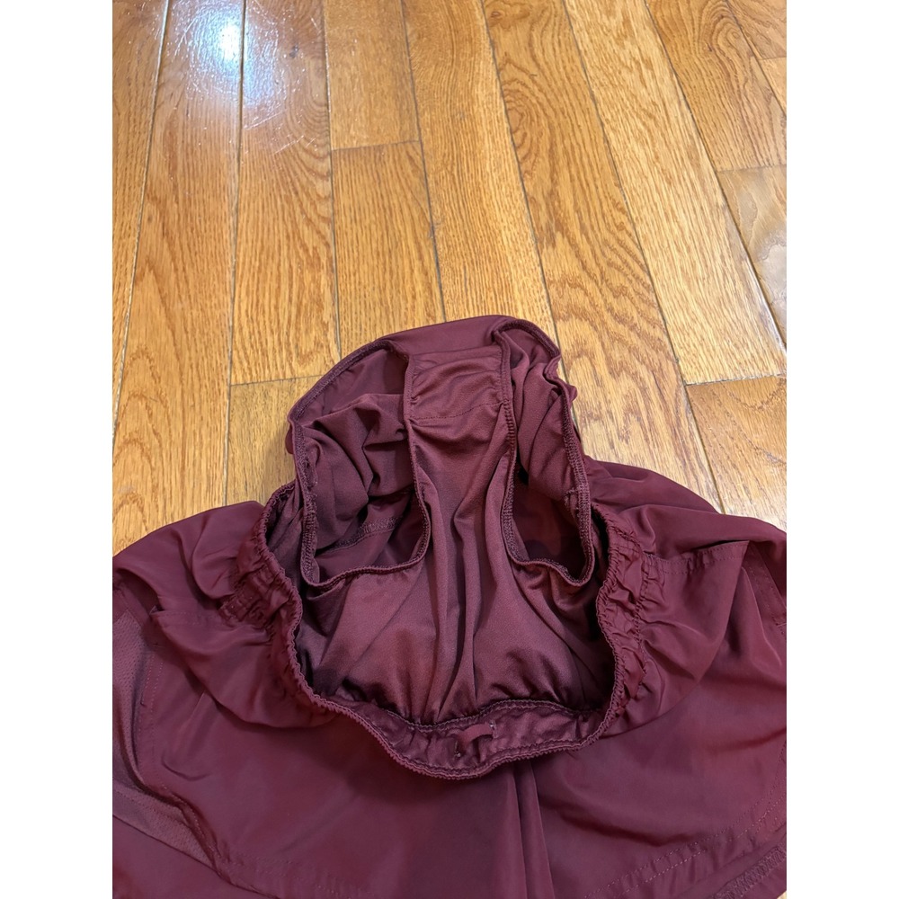 Athletic Works Womens Burgundy Running Shorts lined Mesh Panels Size M medium - Picture 3 of 8
